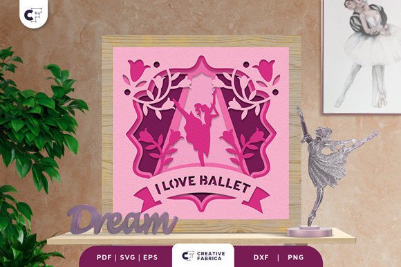 Ballet Dance Performance 3D Shadow Box Review