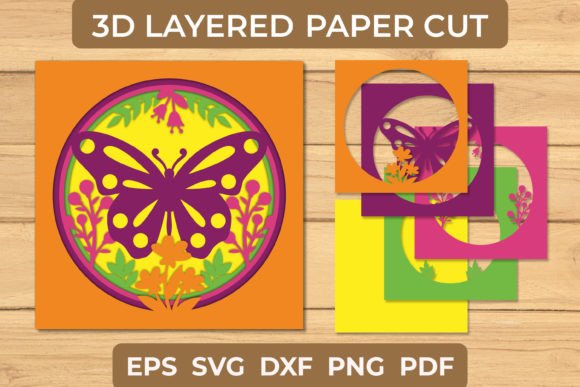 Floral Spring Butterfly 3D Paper Cut Review