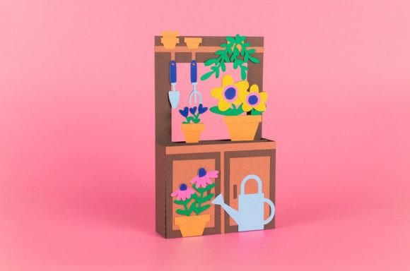 Flower Potting Bench Box Card Review