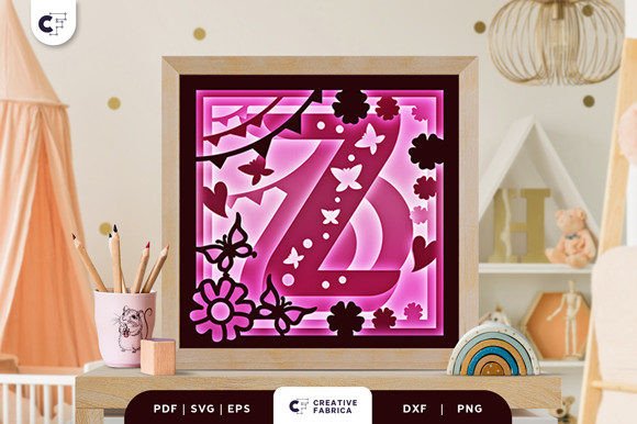Letters Z Baby Girl Alphabet 3D Papercut Review