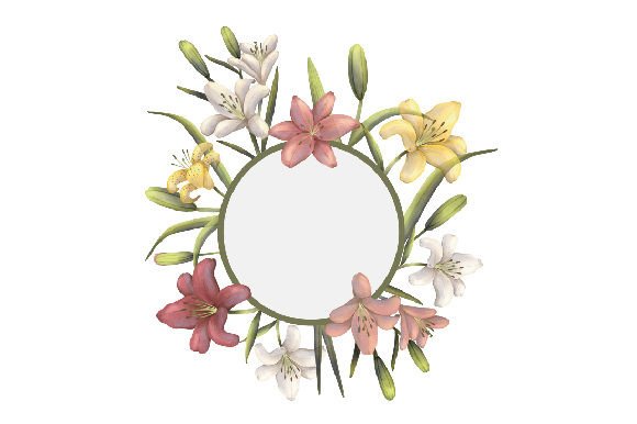 Lilies - Watercolor Floral Frame Review