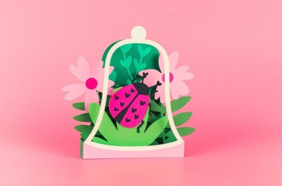 Love Bug Box Card Embroidery Review