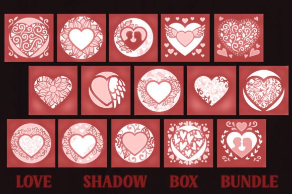 Love Shadow Box Bundle 15 Layered Items Review