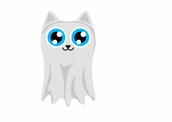 Review: Сute Ghost Cat Svg for Real Embroidery Projects