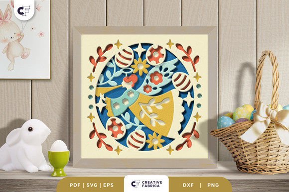 Scandinavian Easter Angel 3D Shadow Box Review